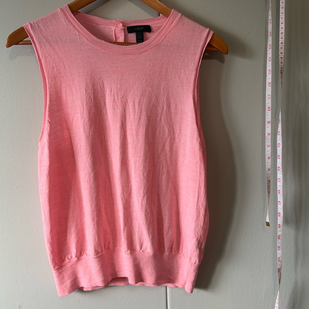 J. Crew Sleeveless 100% Merino Blouse
